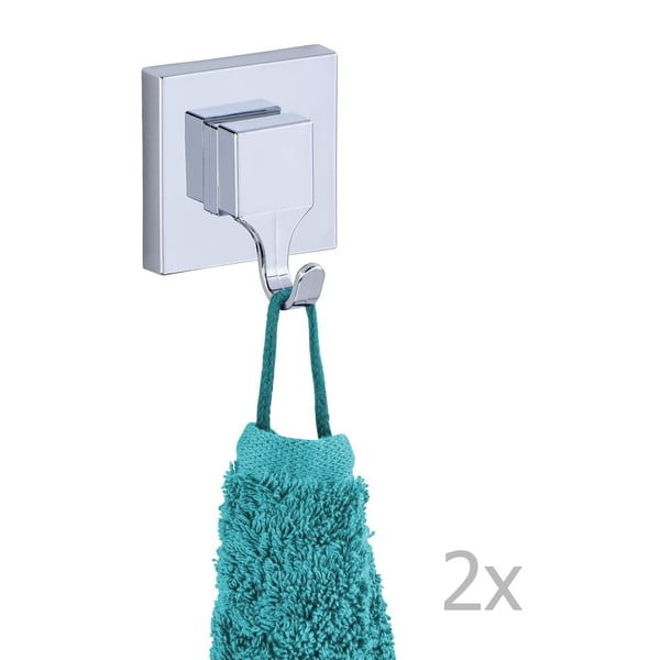 Комплект от 2 самозадържащи се куки Vacuum-Loc, товароносимост до 33 kg - Wenko-image-2