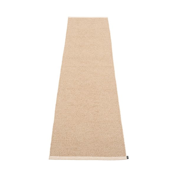 Бежова пътека за открито и закрито 70x300 cm Mono Light Nougat – Pappelina