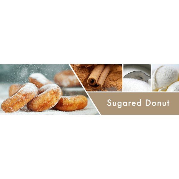 Ароматизирана свещ в стъклен буркан Sugared Donut, 35 часа горене - Goose Creek-image-1