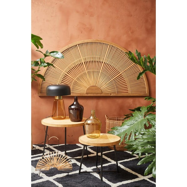 Дървено-бамбукова декорация за стена 159x80 cm Solor - Sema-image-1