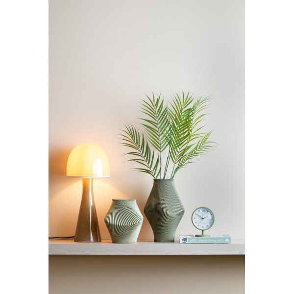 Настолна лампа в цвят жълта охра със стъклен абажур (височина 45 cm) Bombin – Leitmotiv-image-1