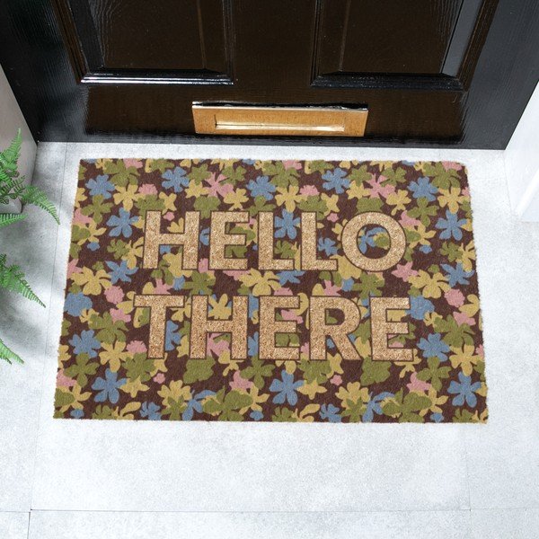 Изтривалка от кокосови влакна 40x60 cm Hello There – Artsy Doormats-image-4