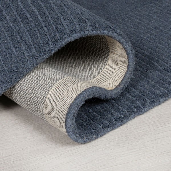 Тъмносин вълнен килим , 160 x 230 cm Siena - Flair Rugs-image-4