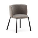 Сиви тапицирани трапезни столове в комплект 2 бр. Ginny – MOME