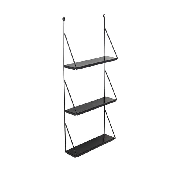 Черен метален стенен рафт Walter - Bloomingville-image-2