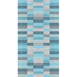 Син килим подходящ за пране 80x150 cm Hali – Vitaus