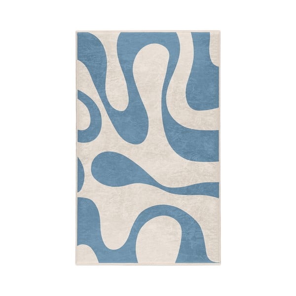 Син килим подходящ за пране 160x230 cm Blue Latte – Mila Home