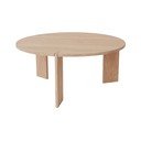Кръгла масичка за кафе от масивен дъб в естествен цвят ø 90 cm Oy – OYOY Living Design