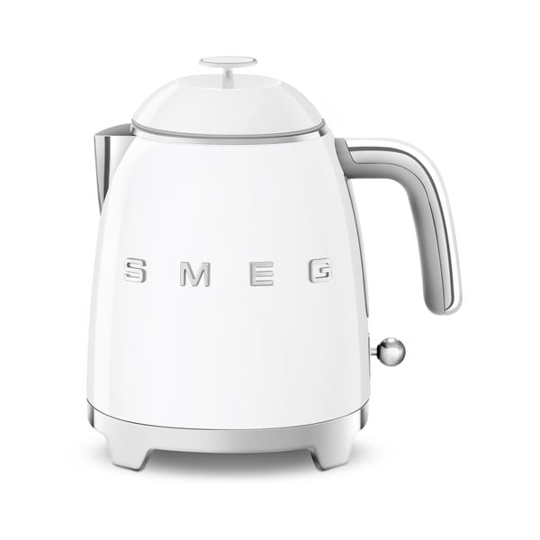 Бяла електрическа кана от неръждаема стомана 800 ml Retro Style – SMEG