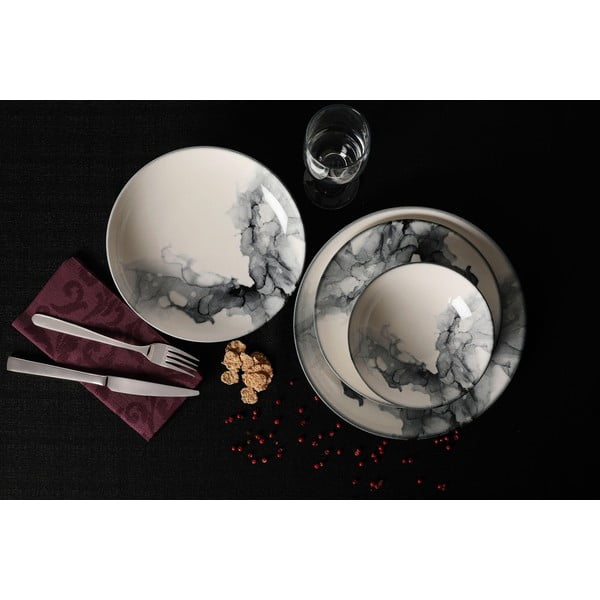 Комплект за хранене от порцелан 24 бр. - Hermia-image-2