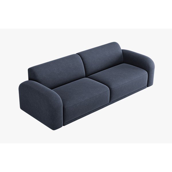 Тъмносин кадифен диван 242 cm Erin – Micadoni Home-image-3