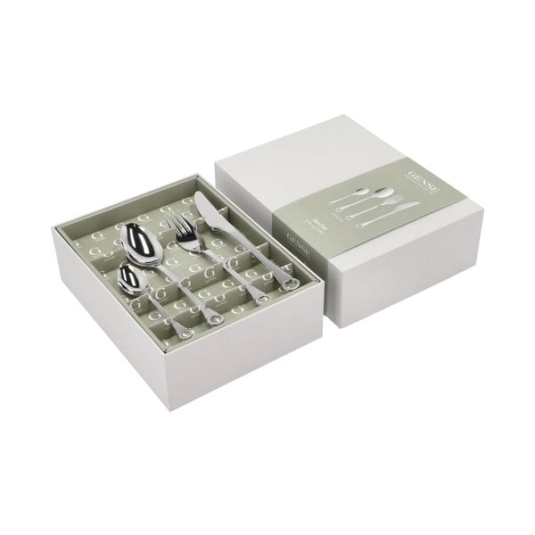 Прибори за хранене от неръждаема стомана в сребрист цвят 16 бр. Pantry – Gense-image-3
