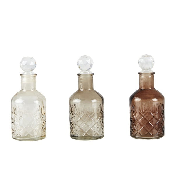 Комплект от 3 бутилки с капачка Кубове - KJ Collection