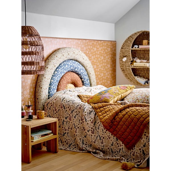 Кафяво памучно бебешко одеяло 80x100 cm Baille - Bloomingville Mini-image-3