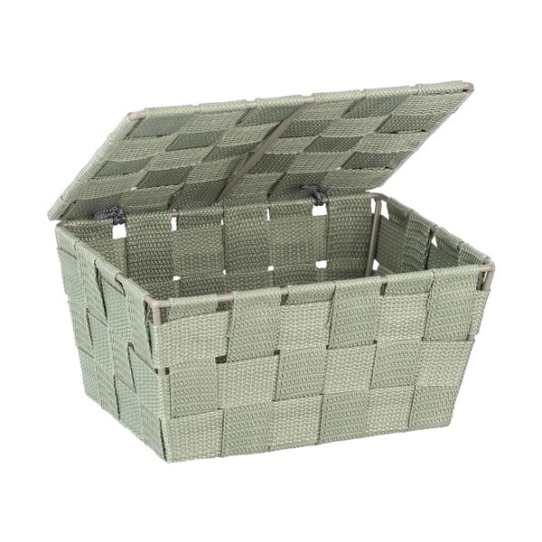 Зелена кошница за съхранение с капак , 14 x 19 cm Adria - Wenko