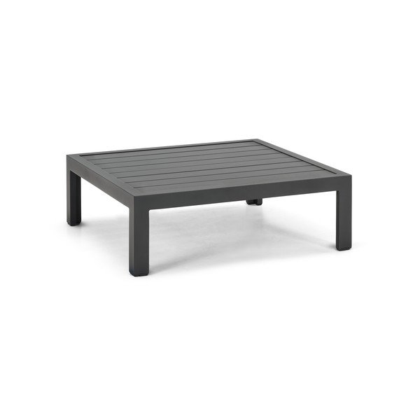 Черна градинска табуретка Cubic - Diphano-image-1