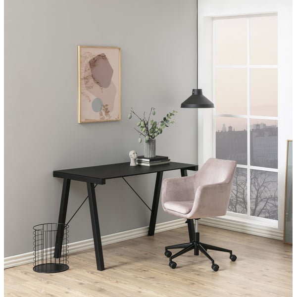 Розов офис стол Nora - Actona-image-1