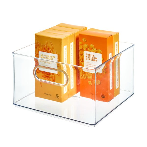 Прозрачна кутия за съхранение iDesign The Home Edit, 25,4 x 25,3 cm - iDesign/The Home Edit-image-1