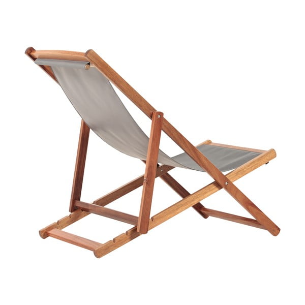 Сив/в естествен цвят градински шезлонг от масивно дърво Dionysus – Bonami Essentials-image-4