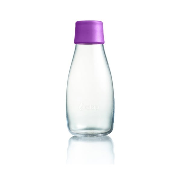 Лилава стъклена бутилка , 300 ml - ReTap