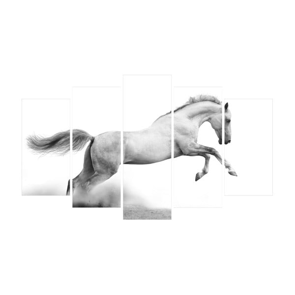 Картина от няколко части върху платно Running Horse - Unknown