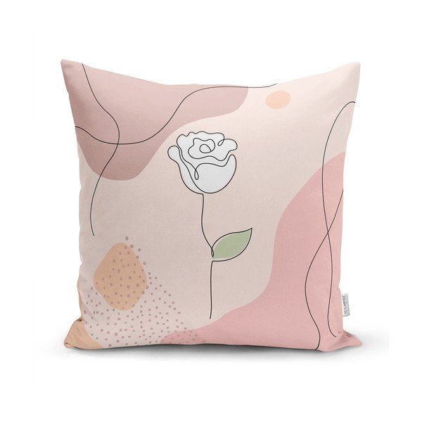 Комплект от 4 декоративни калъфки за възглавници Draw Art Women, 45 x 45 cm - Minimalist Cushion Covers-image-3