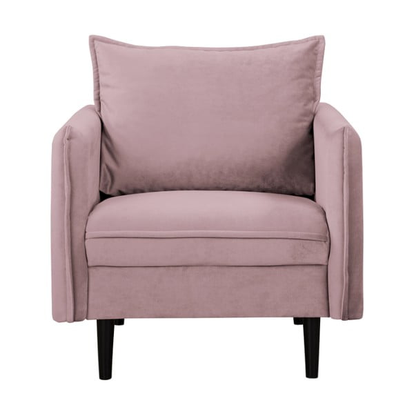 Кадифено кресло в цвят лавандула Juli – Ropez-image-1