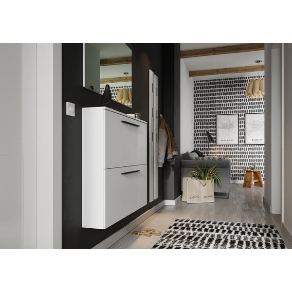 Бял висящ шкаф за обувки Utah - Germania-image-3