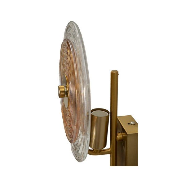 Стъклена стенна лампа  в златист цвят Venice – Mauro Ferretti-image-3