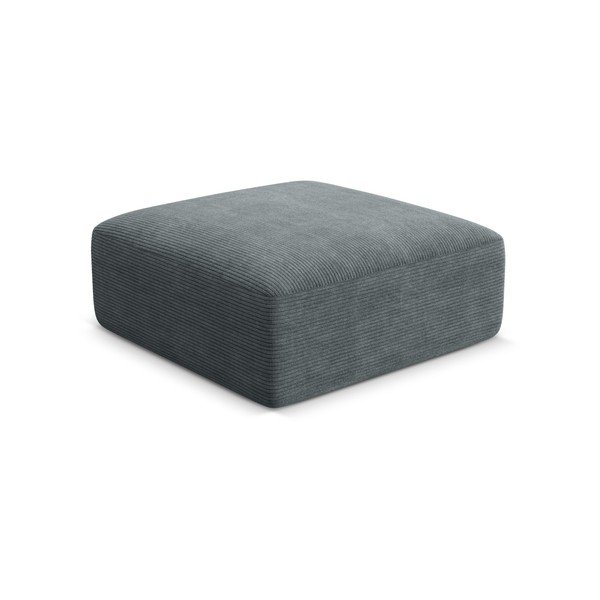 Тъмносива табуретка  от рипсено кадифе Campi – Cosmopolitan Design