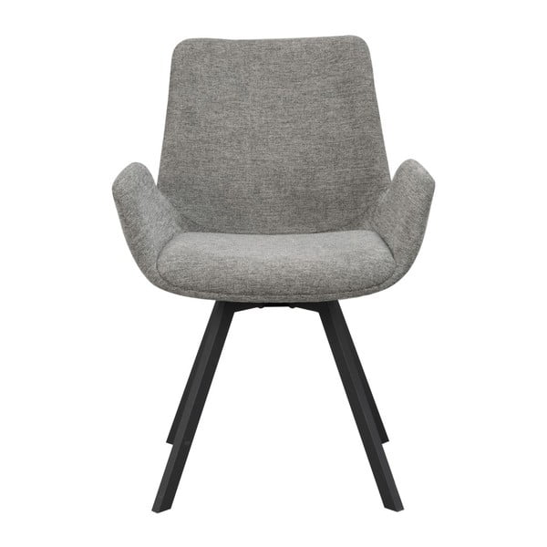 Сиви тапицирани трапезни столове в комплект 2 бр. Norwell – Rowico-image-3