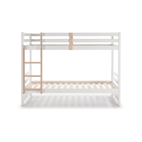 Бяло/естествено двуетажно легло за деца 90x190 cm Sami - Marckeric