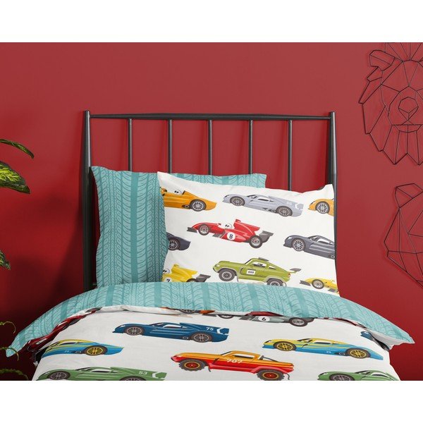 Памучно детско спално бельо за единично легло 140x200 cm - Good Morning-image-2