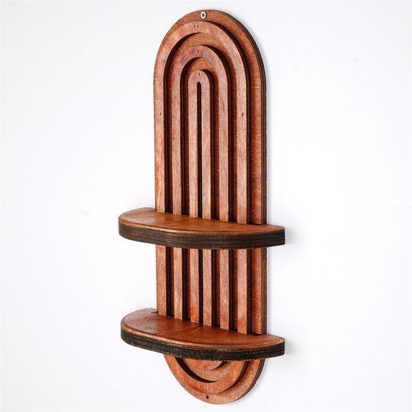 Светлочервена етажерка 20 cm Raf - Kalune Design-image-2