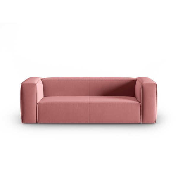 Розов кадифен диван 200 cm Mackay – Cosmopolitan Design