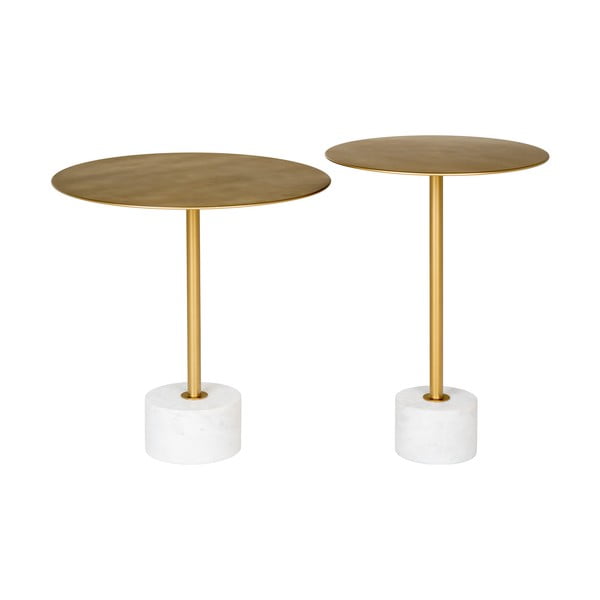 Метална кръгла маса за съхранение ø 51 cm Lecco - House Nordic-image-2