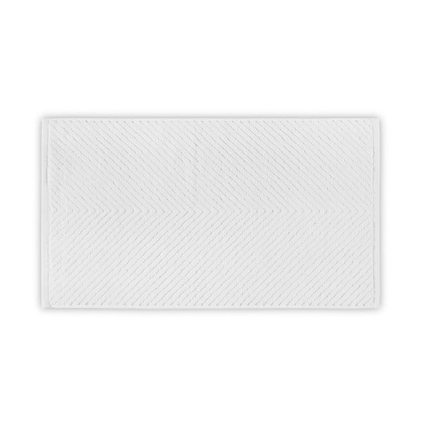 Бяла памучна кърпа 71x40 cm Chevron - Foutastic