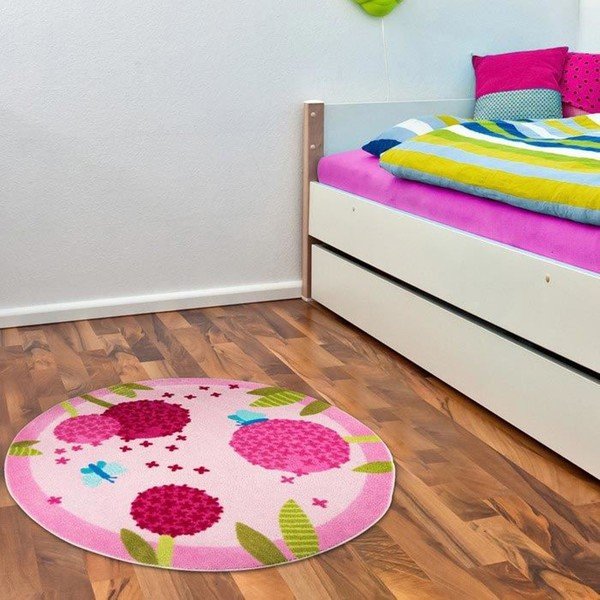 Детски килим Polen Pink, ⌀ 133 cm - Conceptum Hypnose-image-2