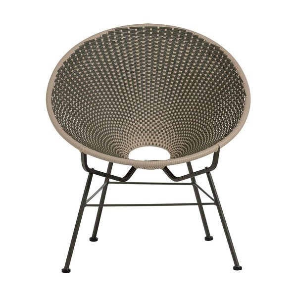 Зелен градински стол от изкуствен ратан Kazoun – WOOOD-image-4