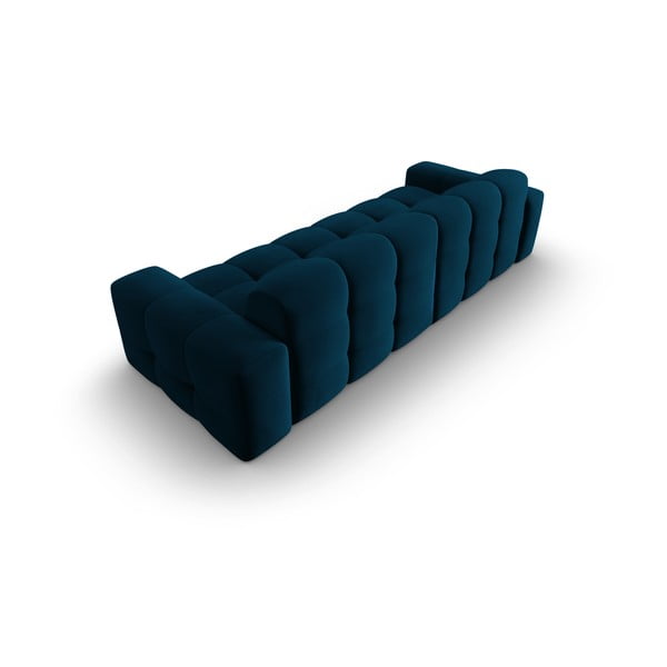 Тъмносин кадифен диван 255 cm Kendal - Micadoni Home-image-4