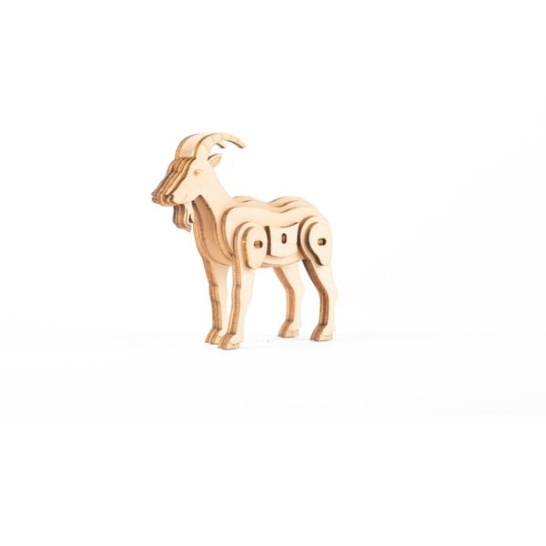 3D дървен пъзел с мотив на коза - Kikkerland