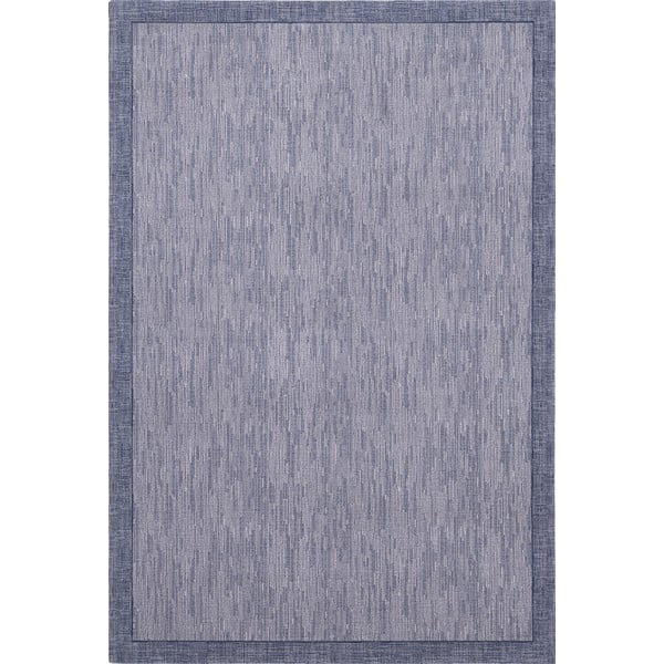 Тъмносин вълнен килим 200x300 cm Linea - Agnella