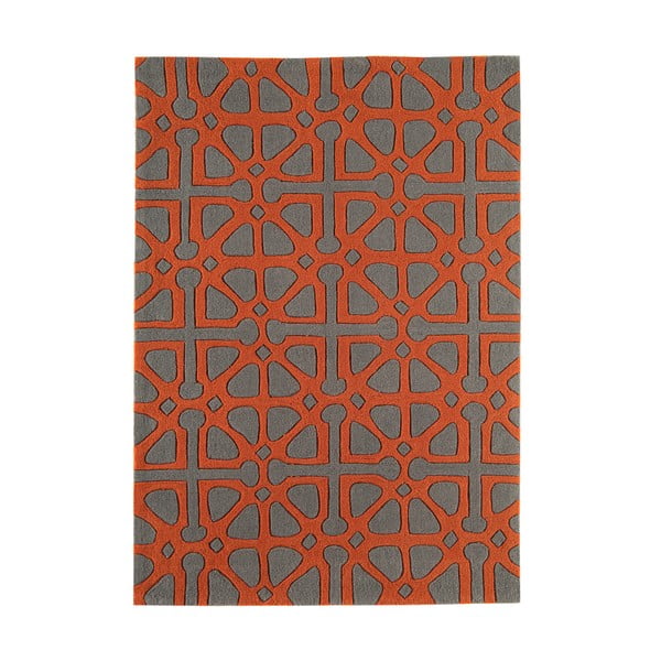 Koberec Asiatic Carpets Harlequin Symbols Orange, 120x170 cm