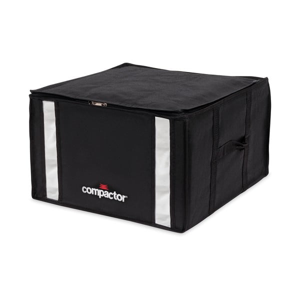 Черна кутия за съхранение на дрехи XXL 3D Medium, 125 л Black Edition - Compactor