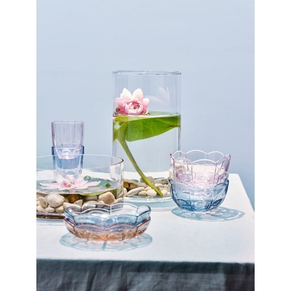 Светлорозови стъклени чаши в комплект от 2 броя ø 13 см Lily - Holmegaard-image-2