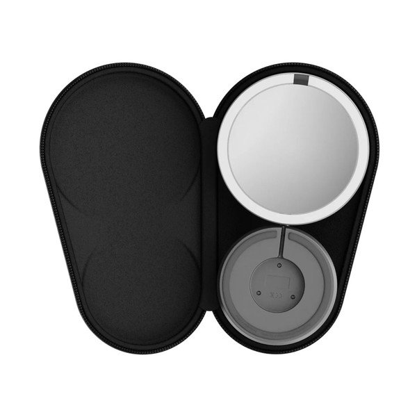 Козметично огледало със светлина/увеличително (увеличение 10x) ø 12 cm – simplehuman-image-4