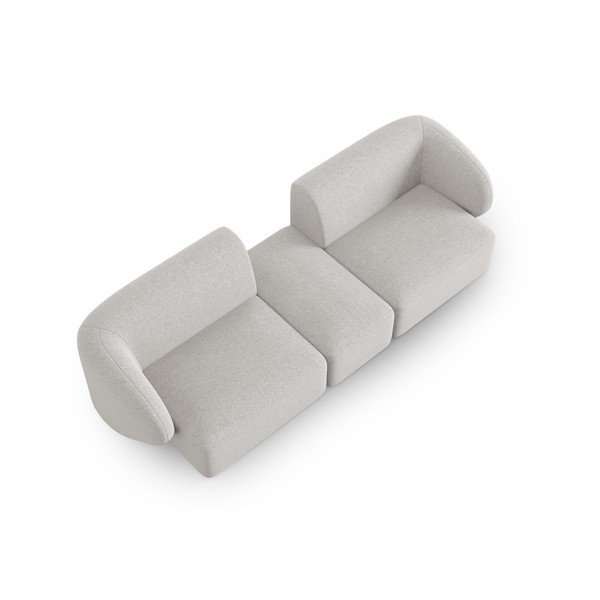 Светлосив шенилов диван 246 cm Paolo – Milo Casa-image-1