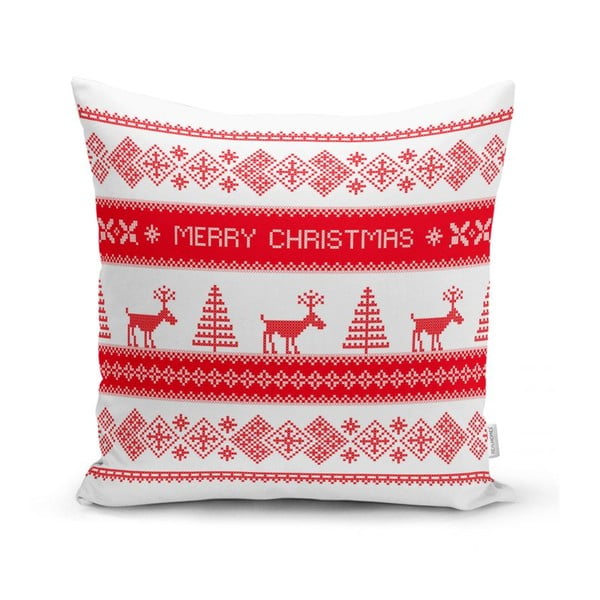 Комплект от 4 коледни калъфки за възглавници и покривка за маса Joy - Minimalist Cushion Covers-image-2
