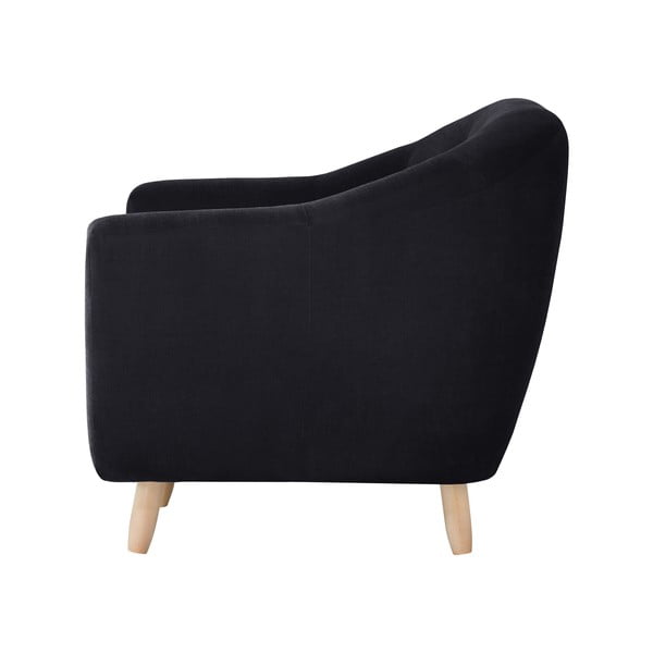 Černé křeslo Jalouse Maison Vicky-image-2