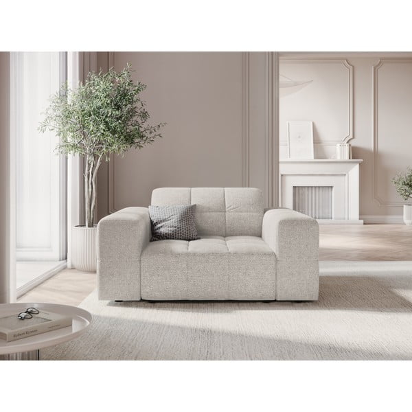 Светлосиво кресло Chicago - Cosmopolitan Design-image-1